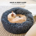 Plush Donut Bed — S size (23"–27")