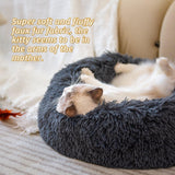 Plush Donut Bed (Small) — orthopedic + waterproof base, 4 sizes — view 2 — view 2