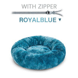 Plush Donut Bed (Full Range) — 4 sizes, 24 color combos, anti-anxiety — view 1