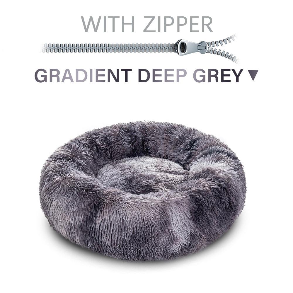 Plush Donut Bed (Full Range) — 4 sizes, 24 color combos, anti-anxiety — view 24