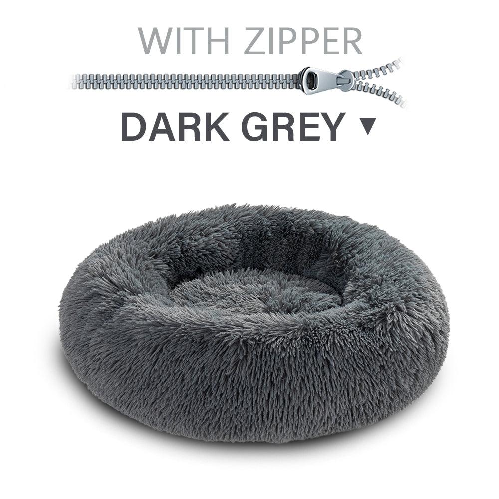 Plush Donut Bed (Full Range) — 4 sizes, 24 color combos, anti-anxiety — view 17