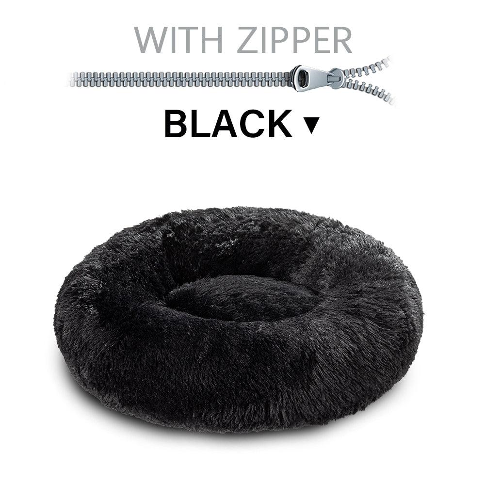 Plush Donut Bed (Full Range) — 4 sizes, 24 color combos, anti-anxiety — view 8