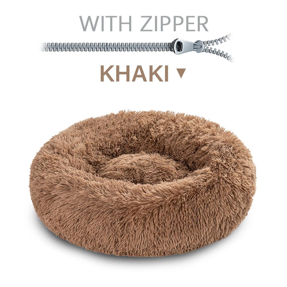 Plush Donut Bed (Full Range) — 4 sizes, 24 color combos, anti-anxiety — view 14